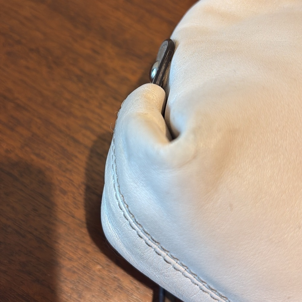 Coach   Mini bag  Crossbody  leather beige/taupe strap & trim  Silvertone
VGUC - Picture 12 of 17